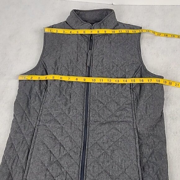 Van Heusen Women's Gray Quilted Vest Size Medium - Picture 4 of 8